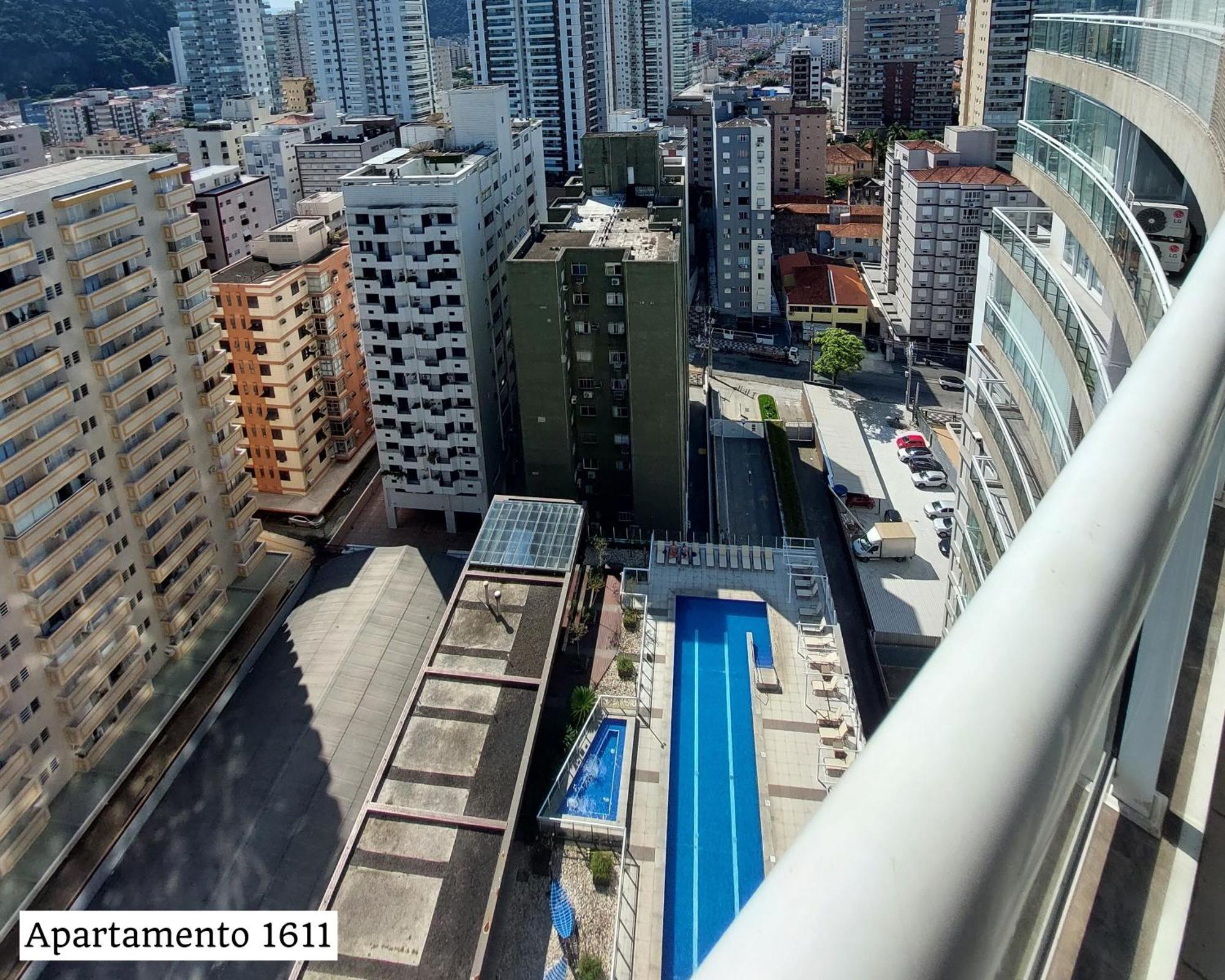 Book Santos - Condominio Unlimited - Apartamento Com Vista Mar E Apartamento Com Vista Piscina المظهر الخارجي الصورة