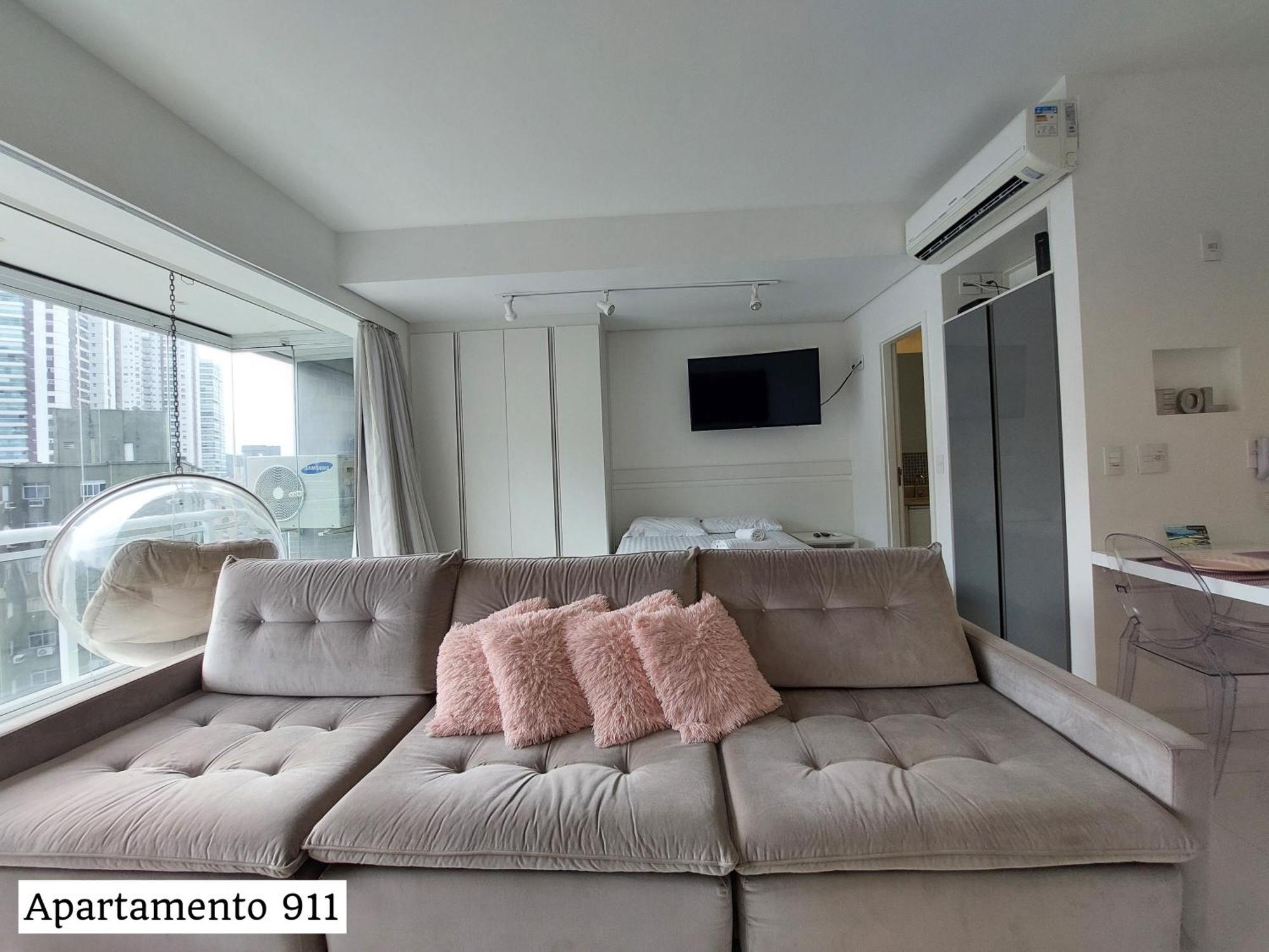 Book Santos - Condominio Unlimited - Apartamento Com Vista Mar E Apartamento Com Vista Piscina المظهر الخارجي الصورة