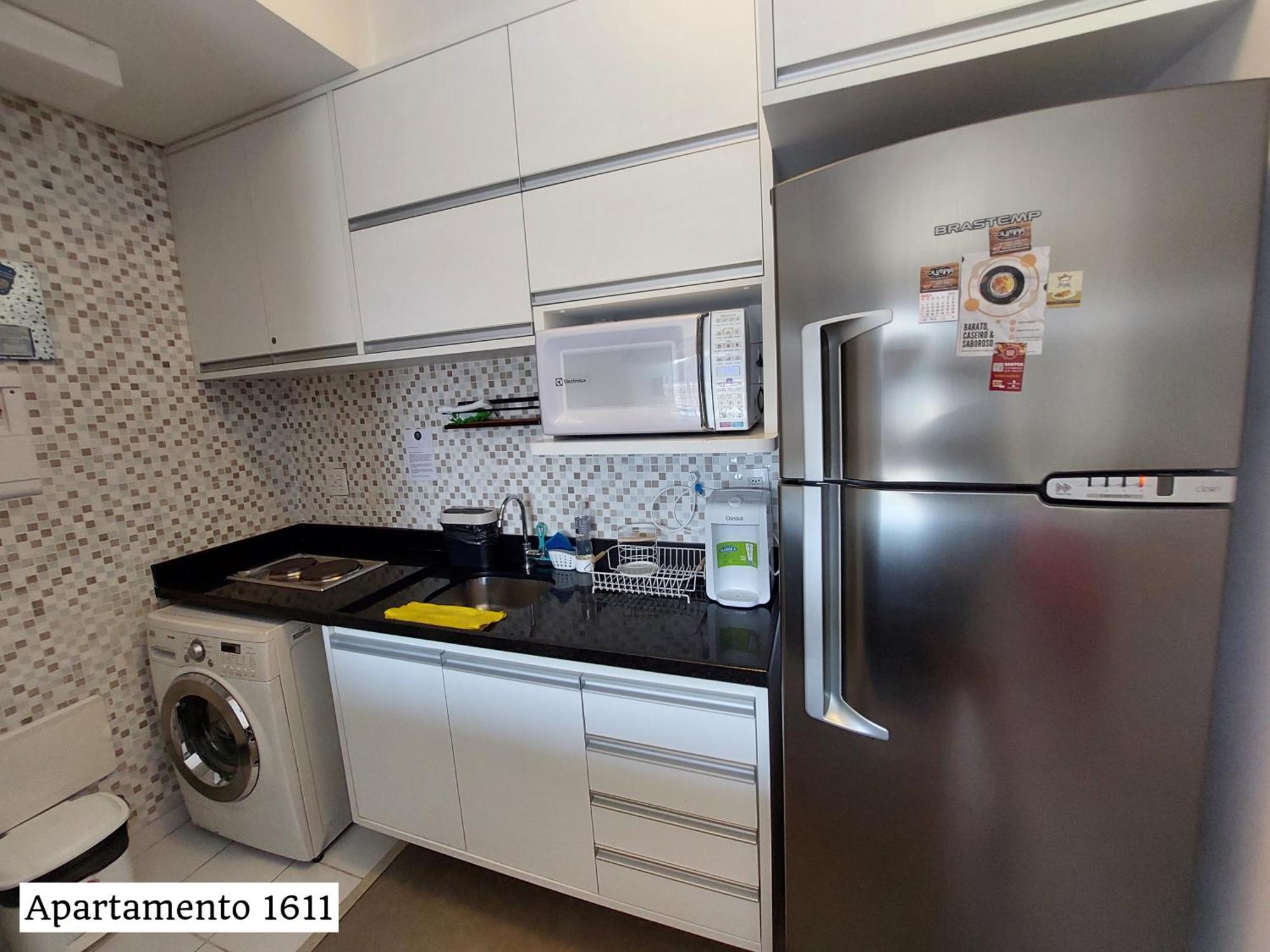 Book Santos - Condominio Unlimited - Apartamento Com Vista Mar E Apartamento Com Vista Piscina الغرفة الصورة